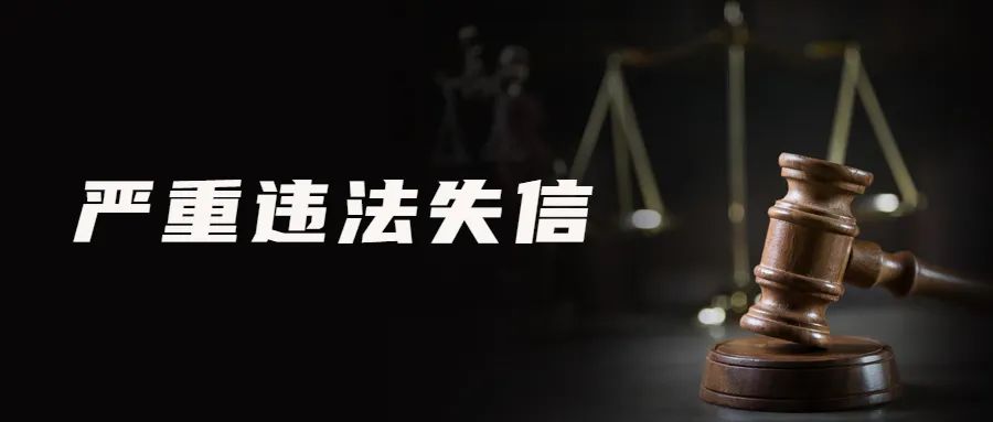 列入“嚴重違法失信名單”的情形及依據(jù)