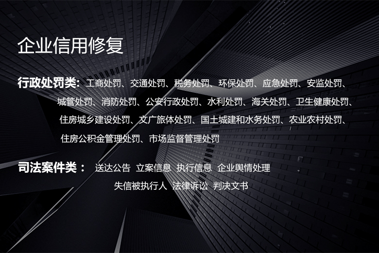 專(zhuān)注信用產(chǎn)業(yè)，為企業(yè)賦能、為企業(yè)信用加分